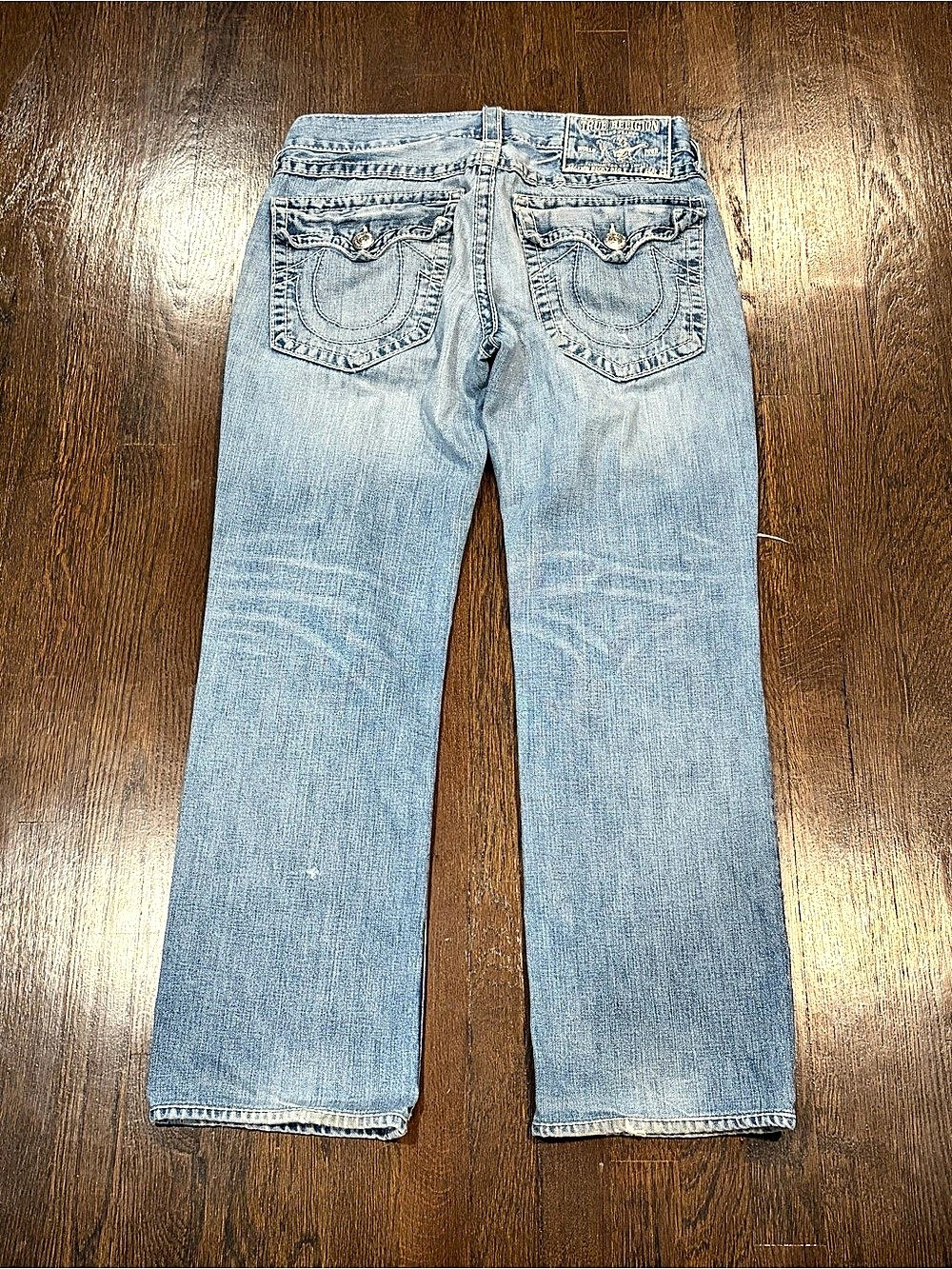 True Religion Bootcut Jeans in Blue Waist 33
